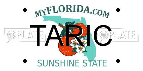 TARIC Florida License Plate