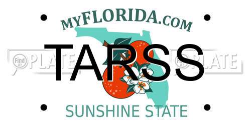 TARSS Florida License Plate