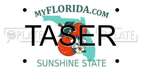TASER Florida License Plate