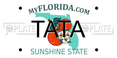 TATA Florida License Plate
