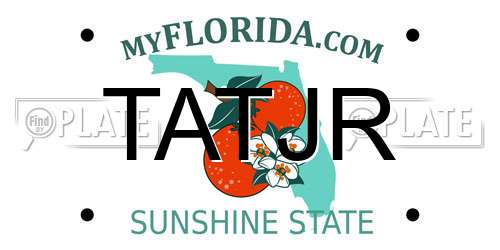 TATJR Florida License Plate