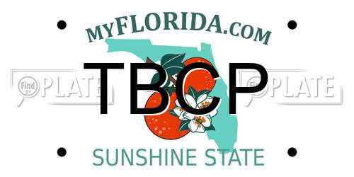 TBCP Florida License Plate