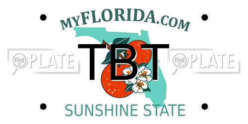 TBT Florida License Plate