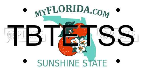 TBTETSS Florida License Plate