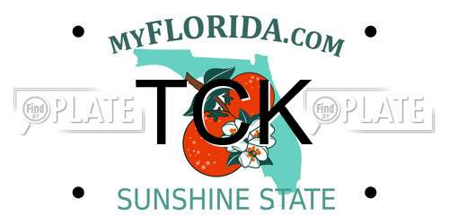 TCK Florida License Plate