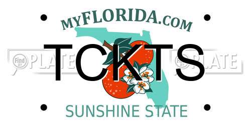 TCKTS Florida License Plate