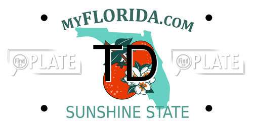 TD Florida License Plate