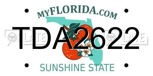 TDA2622 Florida License Plate