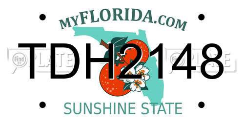 TDH2148 Florida License Plate