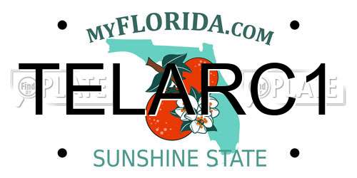TELARC1 Florida License Plate