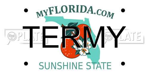 TERMY Florida License Plate