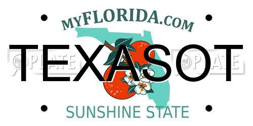 TEXASOT Florida License Plate