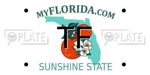 TF Florida License Plate