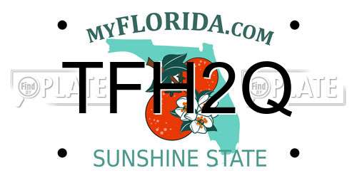 TFH2Q Florida License Plate