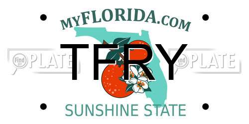 TFRY Florida License Plate