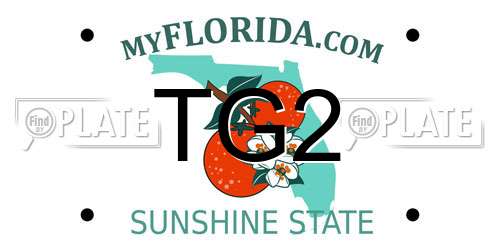 TG2 Florida License Plate