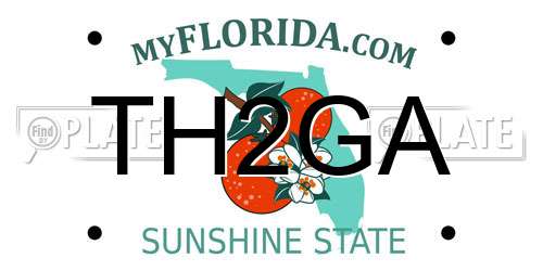 TH2GA Florida License Plate