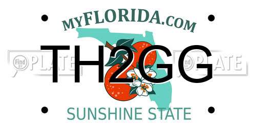 TH2GG Florida License Plate