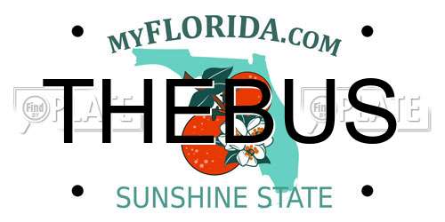 THEBUS Florida License Plate