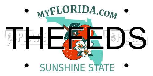 THEFEDS Florida License Plate