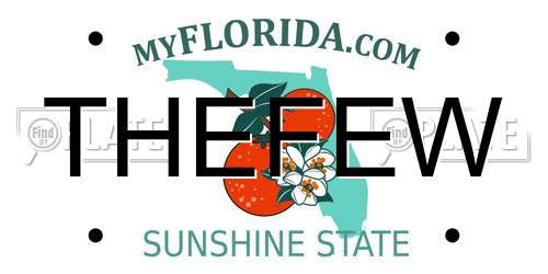 THEFEW Florida License Plate