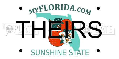 THEIRS Florida License Plate