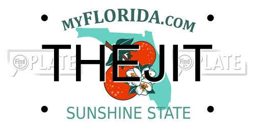 THEJIT Florida License Plate