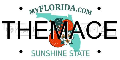 THEMACE Florida License Plate