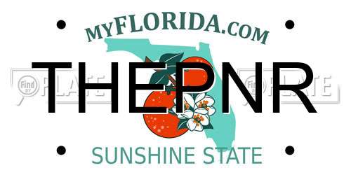 THEPNR Florida License Plate