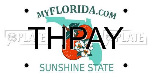 THPAY Florida License Plate