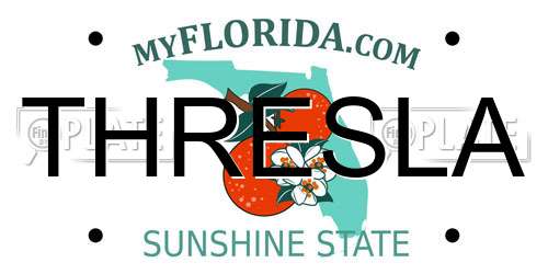 THRESLA Florida License Plate