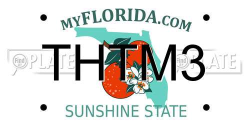 THTM3 Florida License Plate