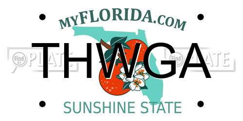 THWGA Florida License Plate