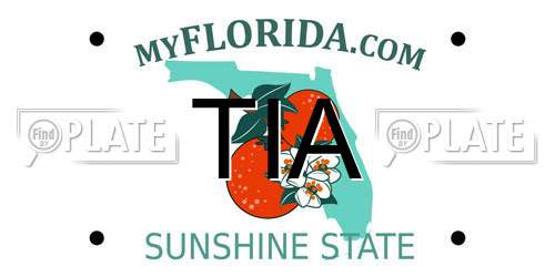 TIA Florida License Plate
