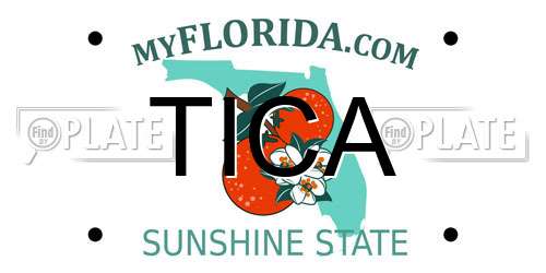 TICA Florida License Plate