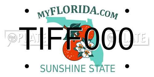 TIFF000 Florida License Plate