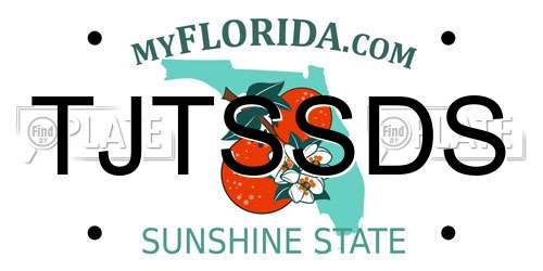 TJTSSDS Florida License Plate