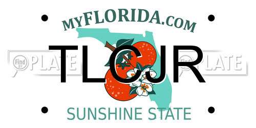 TLCJR Florida License Plate
