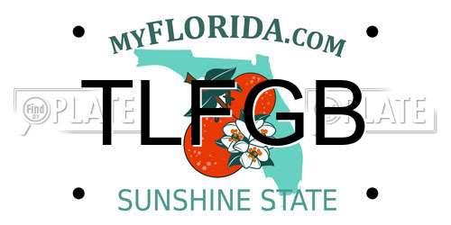 TLFGB Florida License Plate
