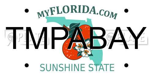 TMPABAY Florida License Plate