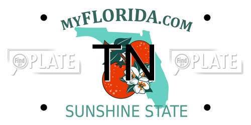 TN Florida License Plate