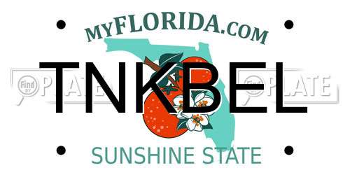 TNKBEL Florida License Plate
