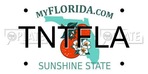 TNTFLA Florida License Plate
