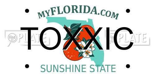 TOXXIC Florida License Plate