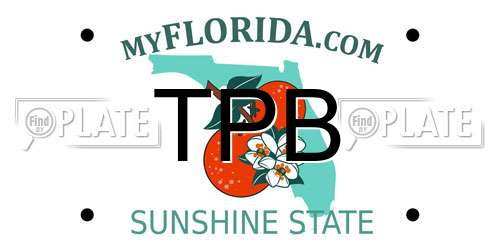 TPB Florida License Plate