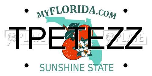 TPETEZZ Florida License Plate