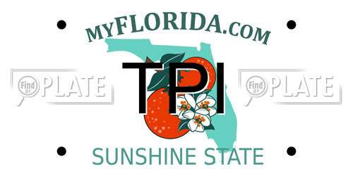 TPI Florida License Plate