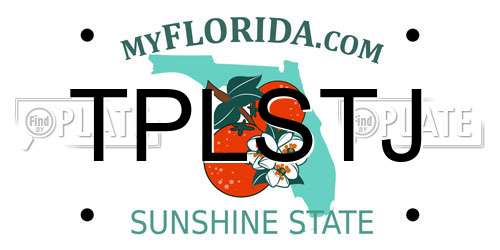 TPLSTJ Florida License Plate