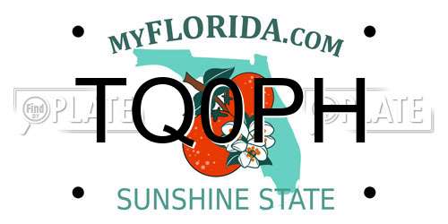 TQ0PH Florida License Plate