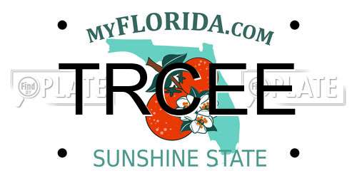 TRCEE Florida License Plate